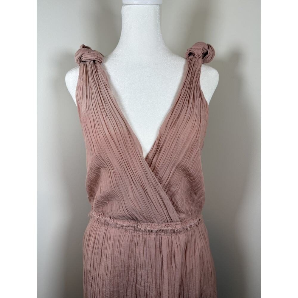 Banana Republic Dress A-Line V Neck Silk Blend Mini Gauzy Size 10 High Quality - Picture 9 of 10